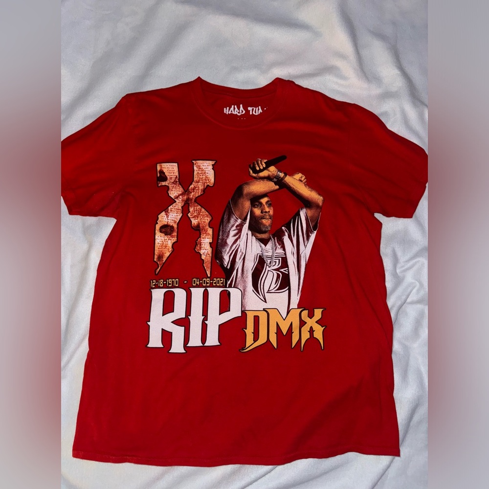 Men’s RIP DMX red T shirt
